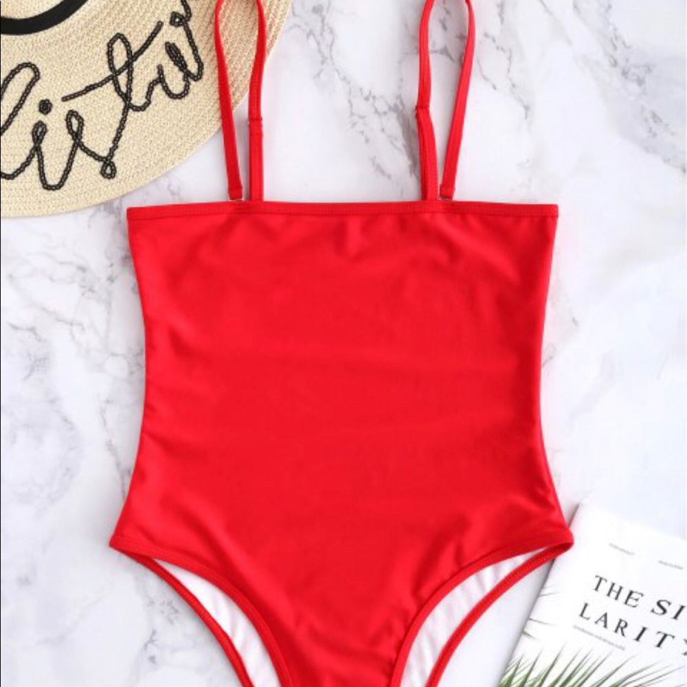 Zaful High Cut Swimsuit One Piece
